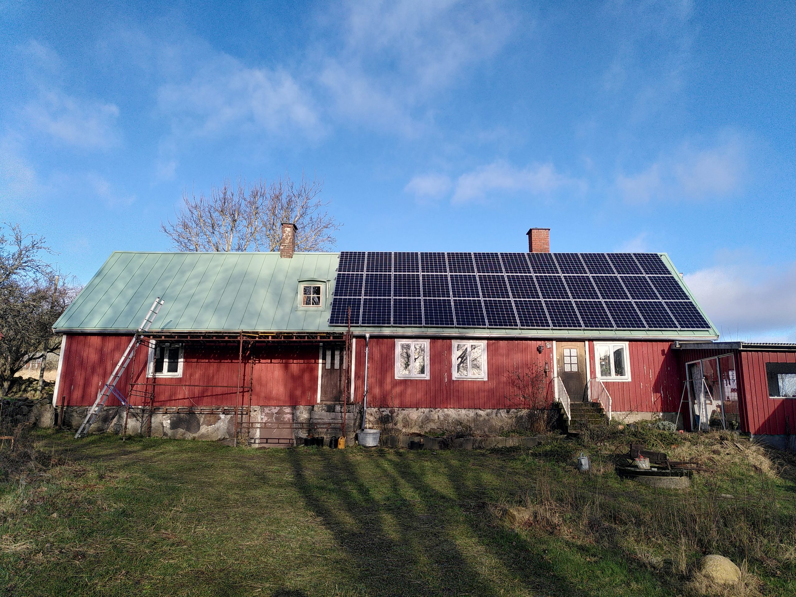 Solceller på tak